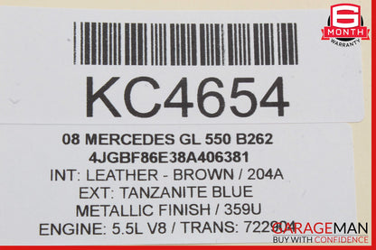 06-12 Mercedes X164 GL550 Trunk Lid Tailgate Hydraulic Pump Motor Cylinder OEM