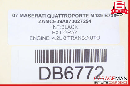 03-13 Maserati Quattroporte M139 Front Right Passenger Side Door Shell OEM