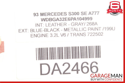 92-99 Mercedes 300SE 500SL CL500 Anti Theft Alarm Infrared Control Module Unit