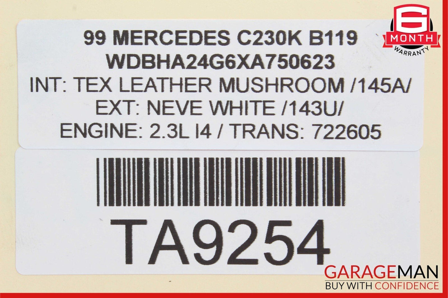98-05 Mercedes W202 C230 ML350 ML500 Rear Right Side Top Upper Control Arm OEM