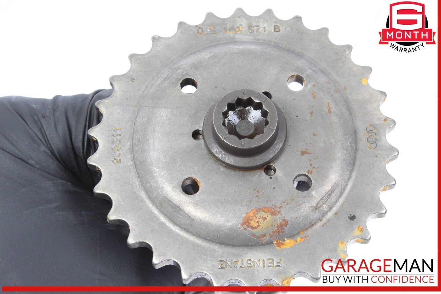 09-16 Audi S4 Right Passenger Side Exhaust Camshaft Cam Shaft 06E109104 OEM