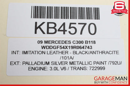 08-14 Mercedes W204 C300 Front Right Side Door Panel Tweeter Speaker Trim Cover