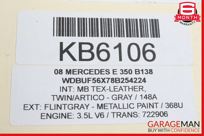 05-13 Mercedes W211 E350 C280 C300 M272 Engine Motor Oil Pump Assembly OEM