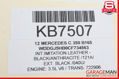 08-17 Mercedes W204 C350 E350 Front Left Driver Side Exterior Door Handle Black