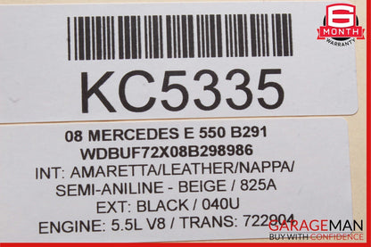 03-09 Mercedes W211 E550 E350 Rear Left Driver Side Window Regulator Motor OEM