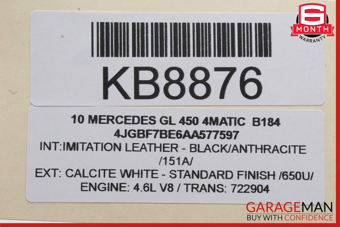 06-13 Mercedes X164 GL450 ML350 Front Left Side Exterior Door Handle OEM