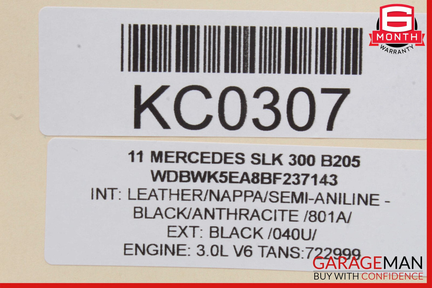 05-11 Mercedes R171 SLK350 Front Right Side Door Window Regulator Motor OEM