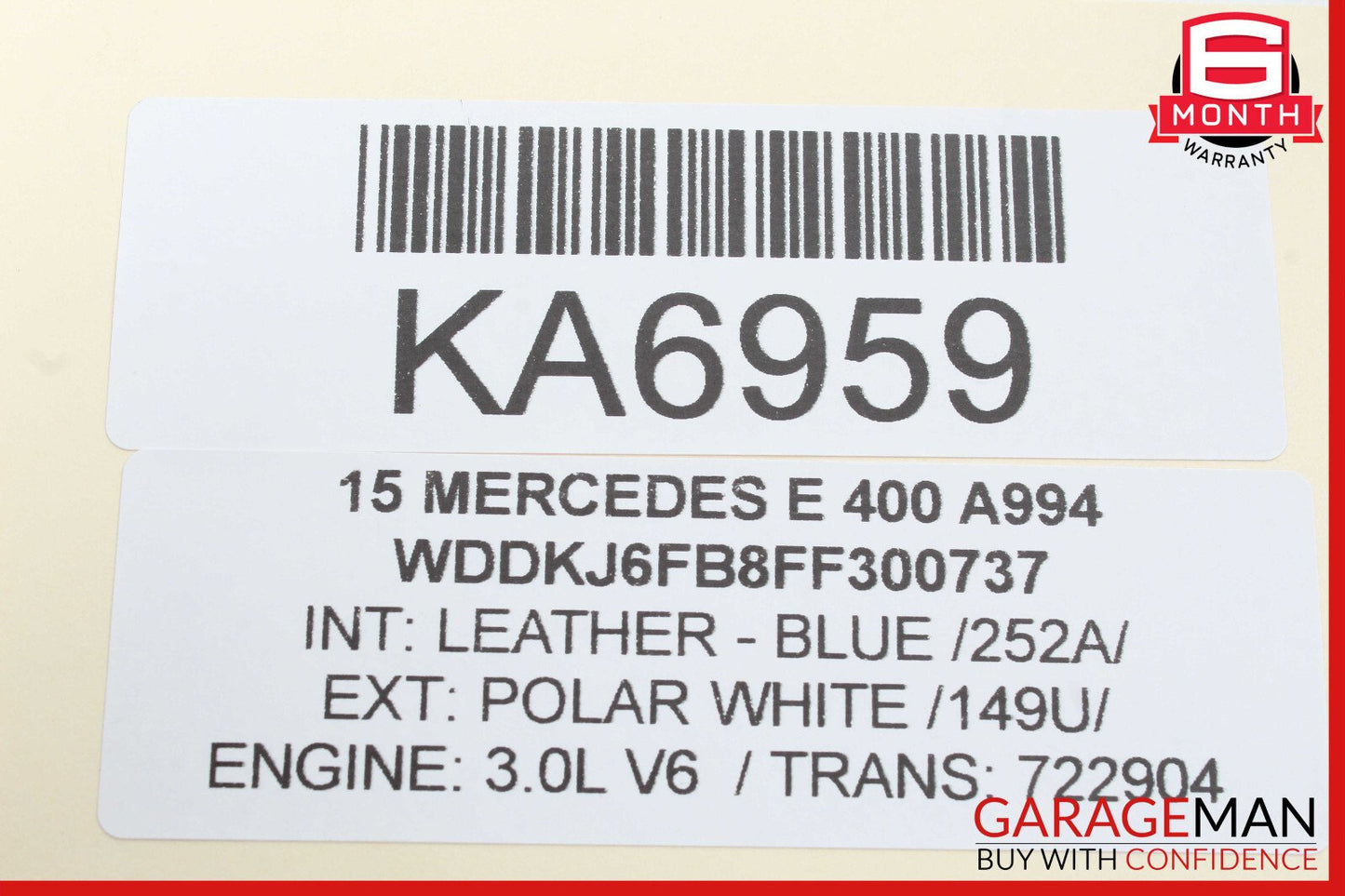 12-20 Mercedes W207 E400 SLK350 GLK350 Engine Throttle Body 2761410125 OEM