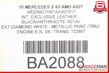 07-13 Mercedes W221 S63 AMG CL550 Rear Right Side Door Lock Latch Actuator OEM