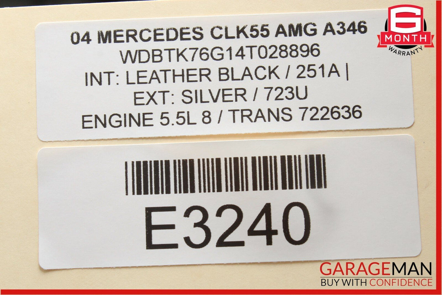 03-09 Mercedes W209 CLK55 Dash Dashboard Speaker Cover Grille Grill Black OEM