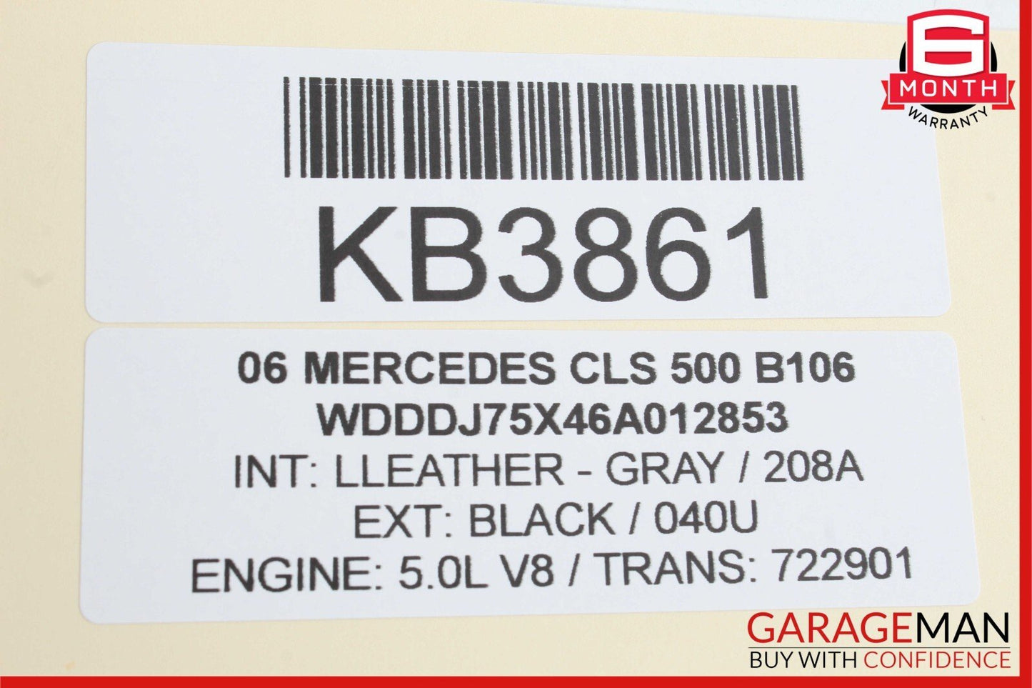 06-11 Mercedes W219 CLS500 Rear Right Passenger Door Lock Latch Actuator OEM