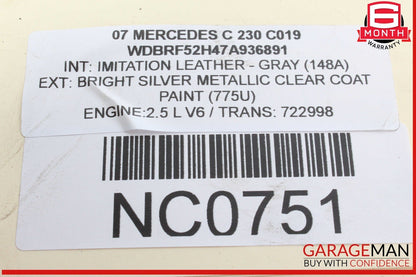 05-12 Mercedes W203 C230 E350 SLK350 SL550 Lower Oil Pan 2720100128 OEM