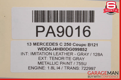 10-17 Mercedes C250 E400 C350 E550 Coupe Center Middle Panoramic Roof Glass