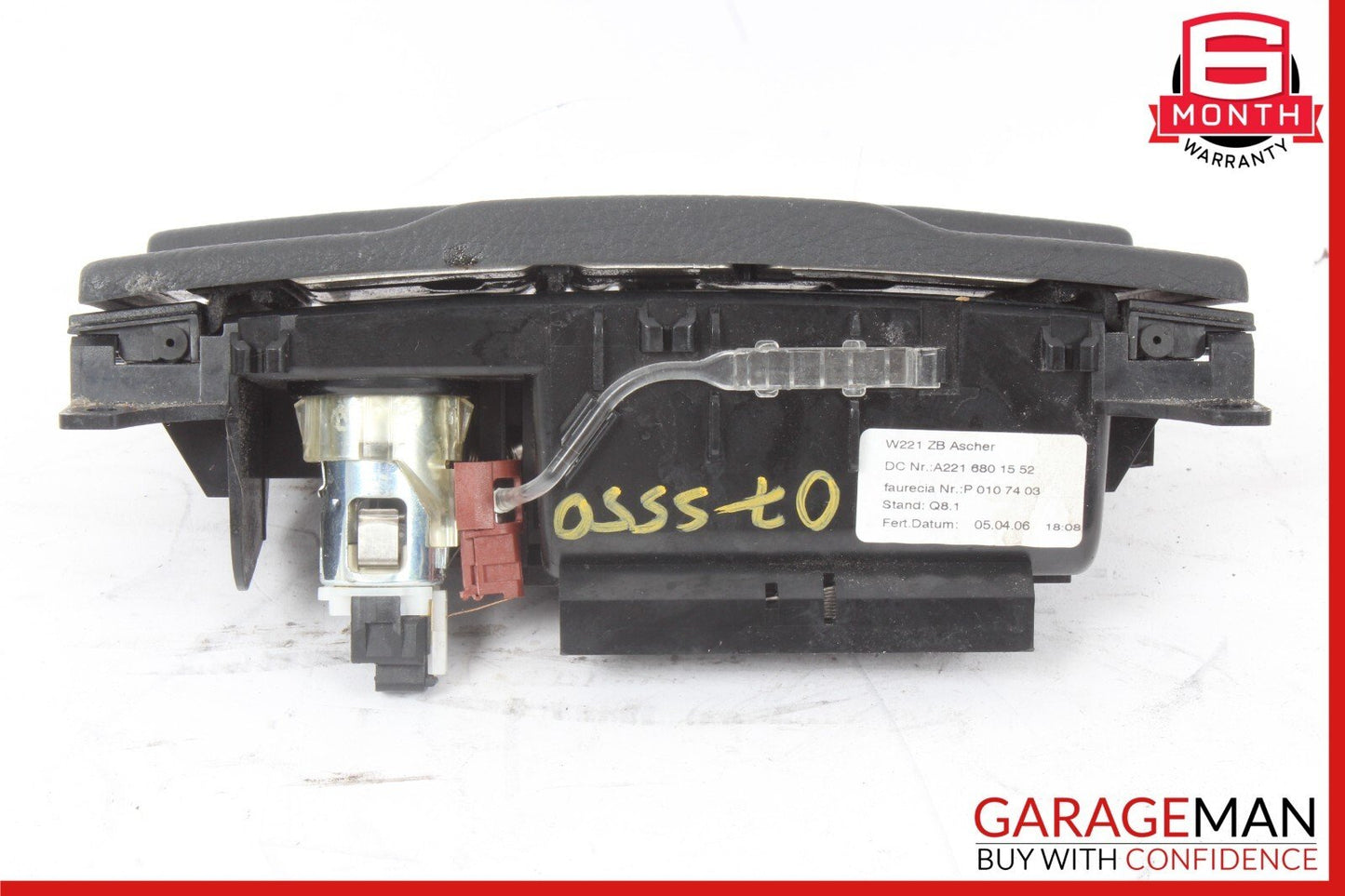 07-09 Mercedes W221 S550 S63 AMG Ashtray Ash Tray Compartment Tray Lighter OEM
