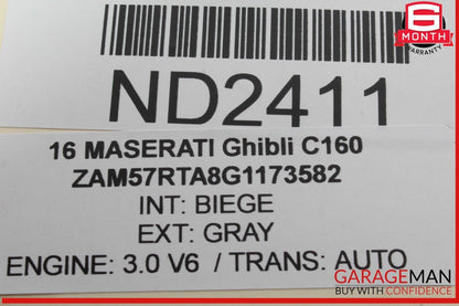 14-17 Maserati Ghibli Rear Left or Right Side Control Arm Bar Link 670006273 OEM