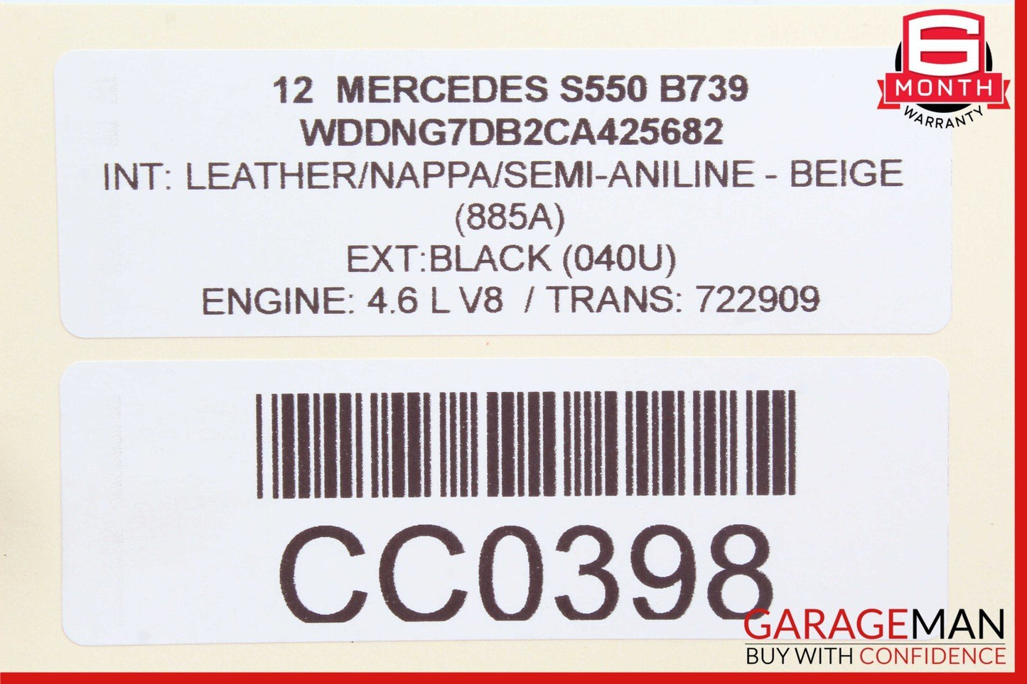 07-14 Mercedes W221 S550 S65 S63 AMG Front Left Side RWD Lower Control Arm