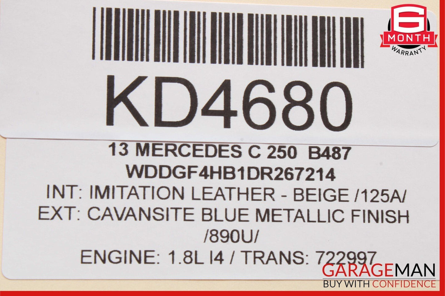 08-16 Mercedes W204 C250 C350 Front Right Door Window Regulator Motor OEM