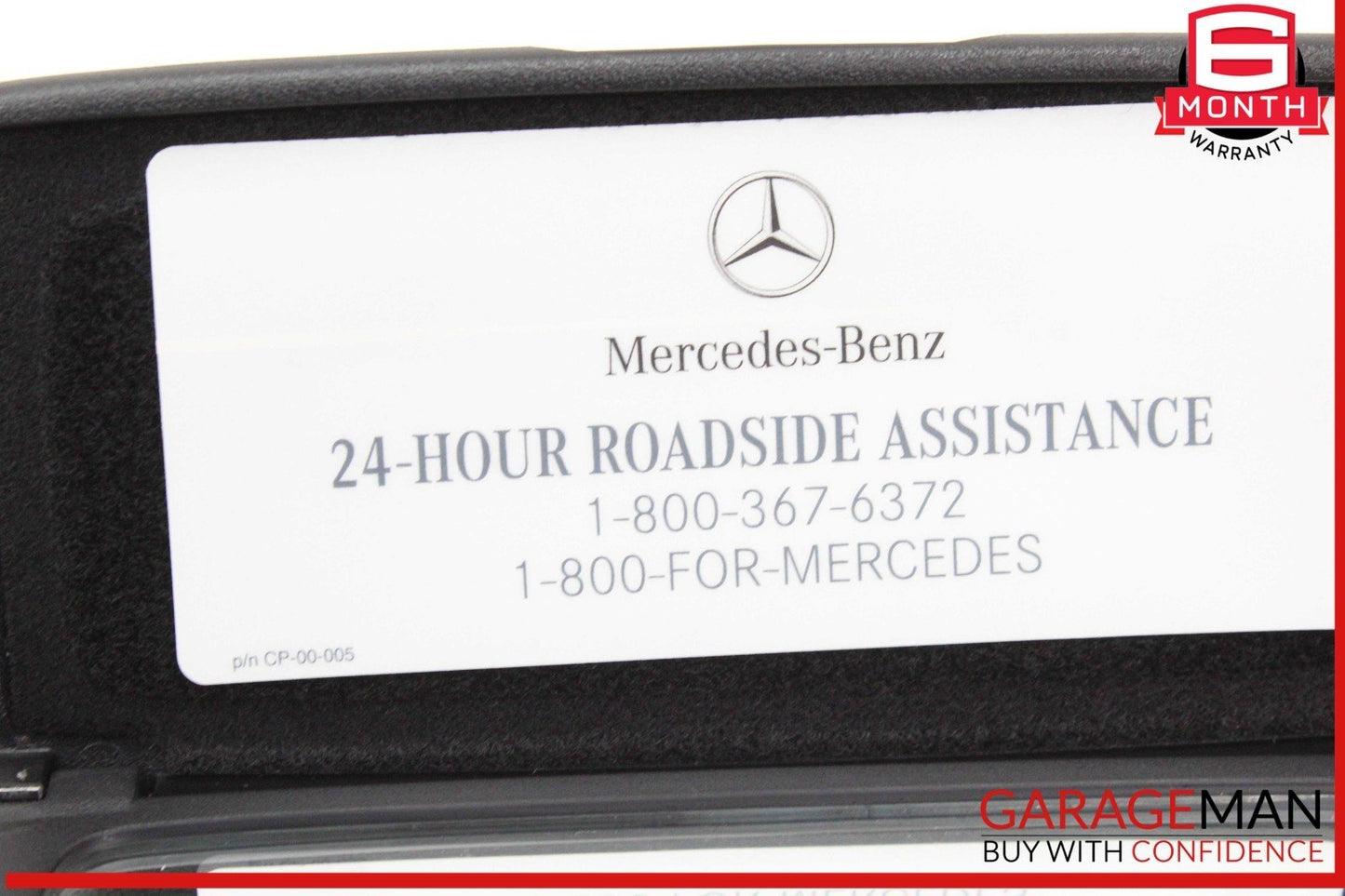 14-17 Mercedes W222 S550 Front Left Driver Side Sunvisor Sun Visor Black OEM