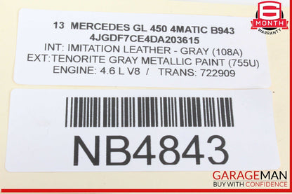 12-19 Mercedes X166 GL450 4MATIC Front Right Wheel Spindle Knuckle Hub Bearing