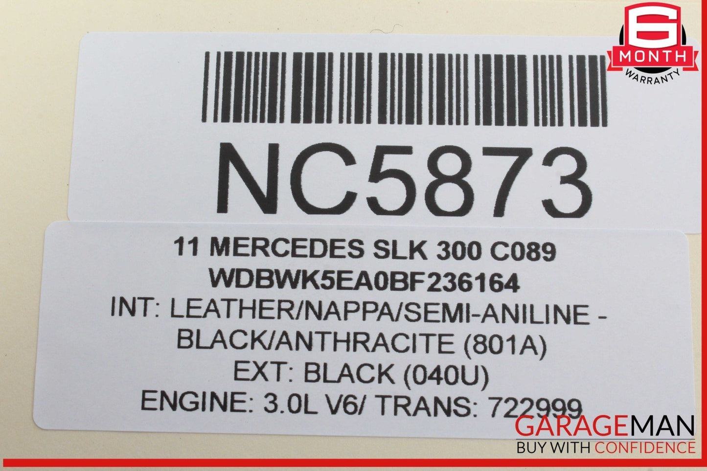 05-11 Mercedes R171 SLK300 Dash Hazard Light Seat Heat ESP Lock Switch Control