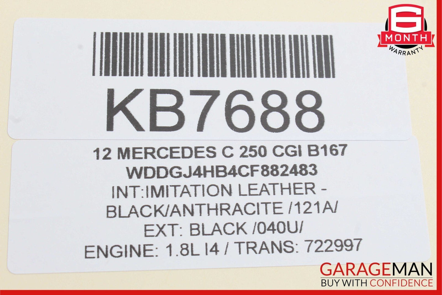 12-14 Mercedes W204 C250 C63 Front Right Side Mirror Door Rear View Glass Black