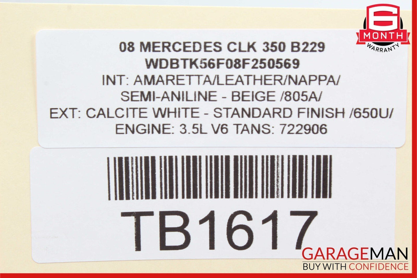 05-11 Mercedes W209 CLK350 SLK280 Front Right Rearward Control Arm OEM