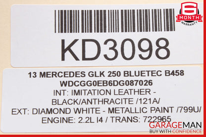 09-15 Mercedes X204 GLK250 Rear Left / Right Side Upper Rearward Control Arm OEM