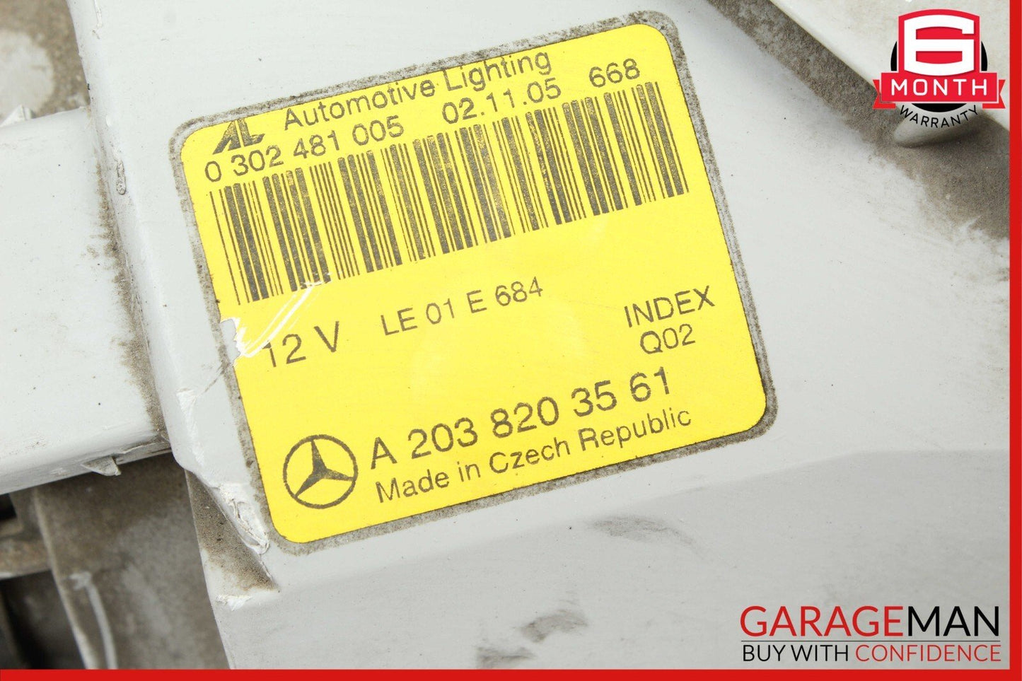 05-07 Mercedes W203 C230 C280 Front Left Side Halogen Headlight Head Light Lamp