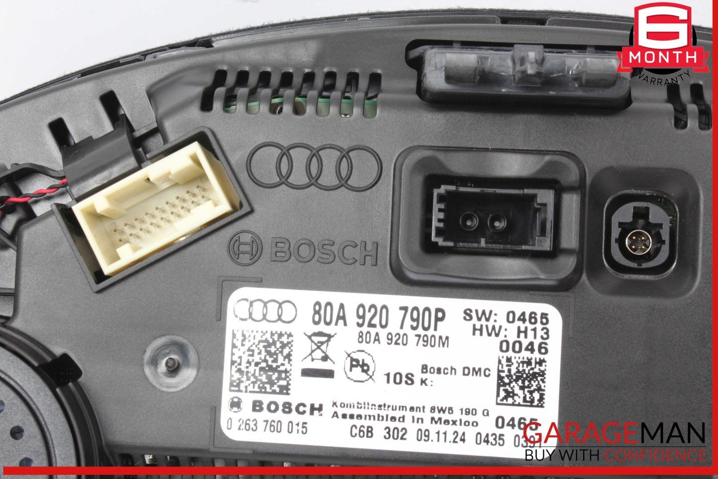 18-25 Audi Q5 Speedometer Instrument Cluster Bosch 80A920790P OEM