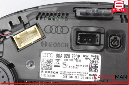 18-25 Audi Q5 Speedometer Instrument Cluster Bosch 80A920790P OEM