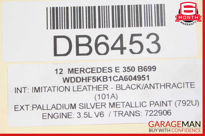 11-13 Mercedes W212 E350 Diesel Engine Cooling Fan Radiator A/C Condenser Assy