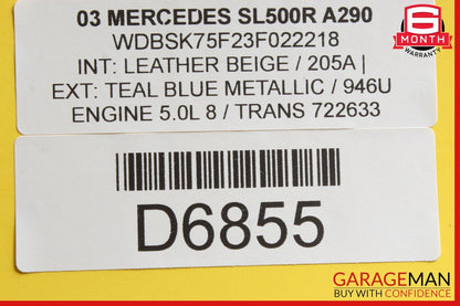 00-06 Mercedes R230 SL500 CL500 S55 AMG Voice Phone Communication Control Module