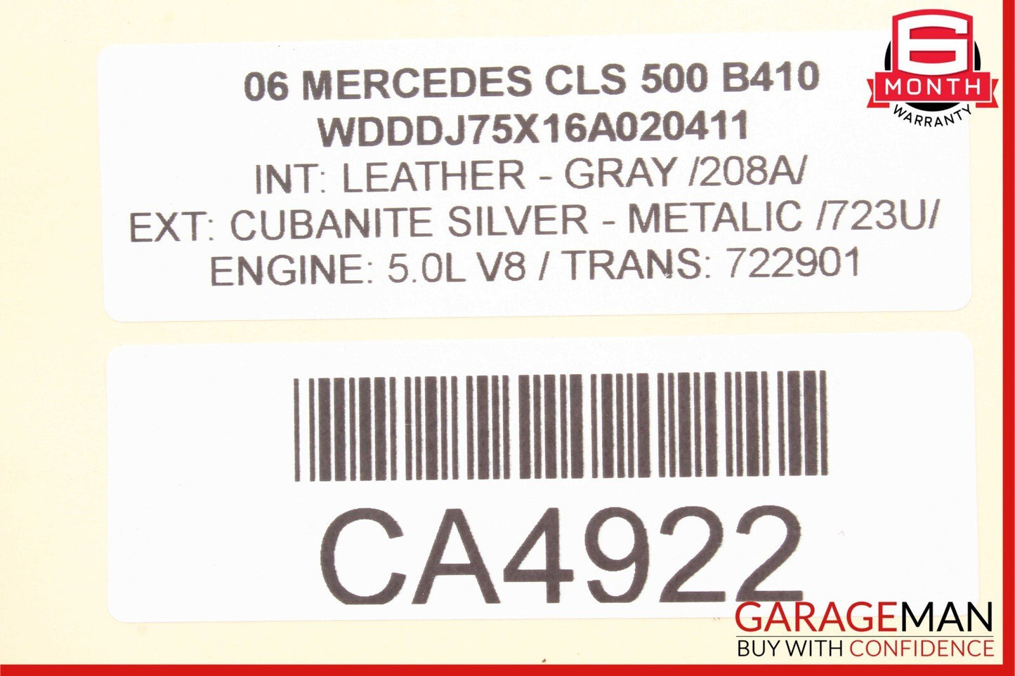 03-11 Mercedes CLS500 E350 E550 E63 RWD Front Right Lower Rearward Control Arm