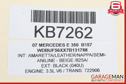 03-09 Mercedes W211 E350 E500 E320 E550 Front Right Door Lock Latch Actuator