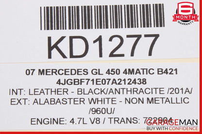06-13 Mercedes X164 GL450 Rear Trunk Liftgate Tailgate Lock Latch Actuator OEM