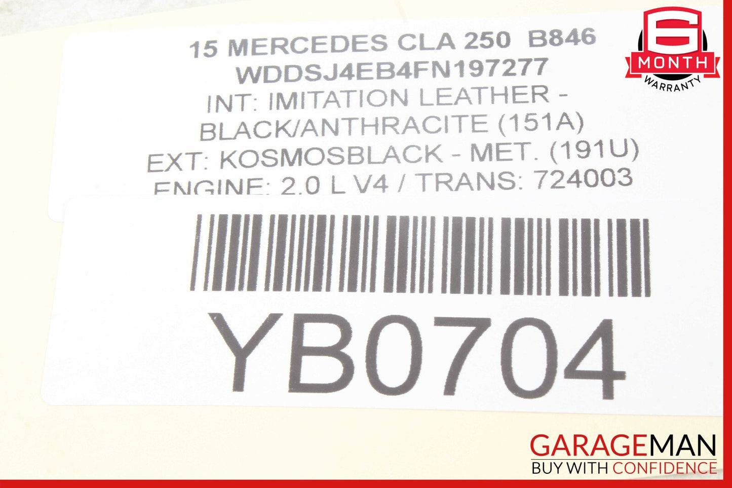 15-20 Mercedes W117 CLA250 Dash Navigation Display Screen Monitor Unit OEM