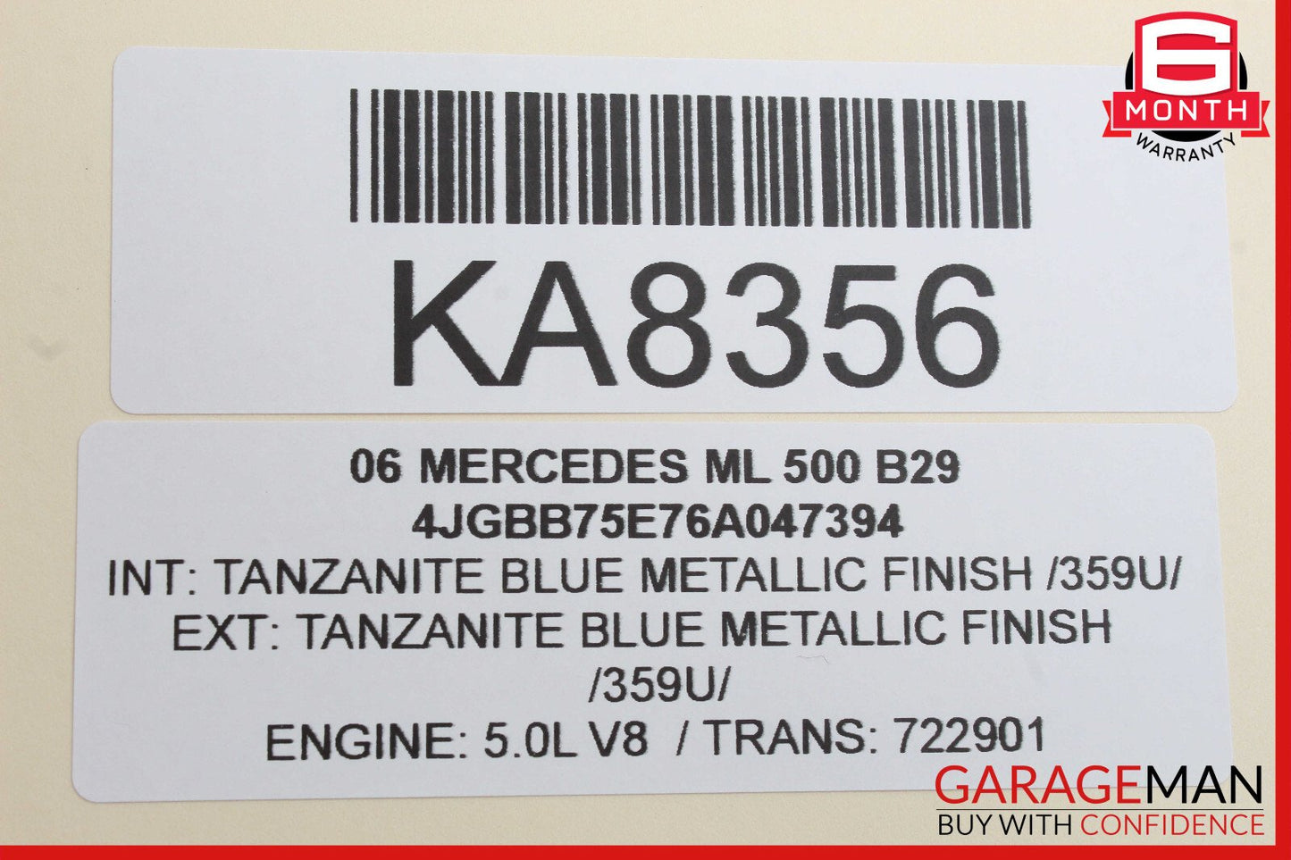 06-12 Mercedes W164 ML500 GL550 Speaker Door Mirror Cover Front Left Side OEM