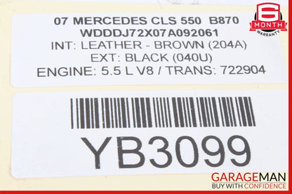 06-11 Mercedes W219 CLS63 CLS500 Door Speaker Sound Audio Radio 2198200102 OEM