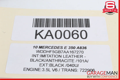 10-13 Mercedes W212 E350 E550 Front Right Passenger Side Interior Door Panel OEM