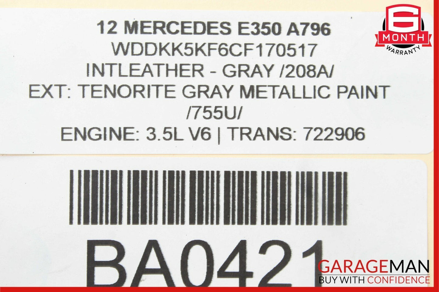 08-16 Mercedes C250 C300 E350 Rear Left or Right Suspension Lower Control Arm