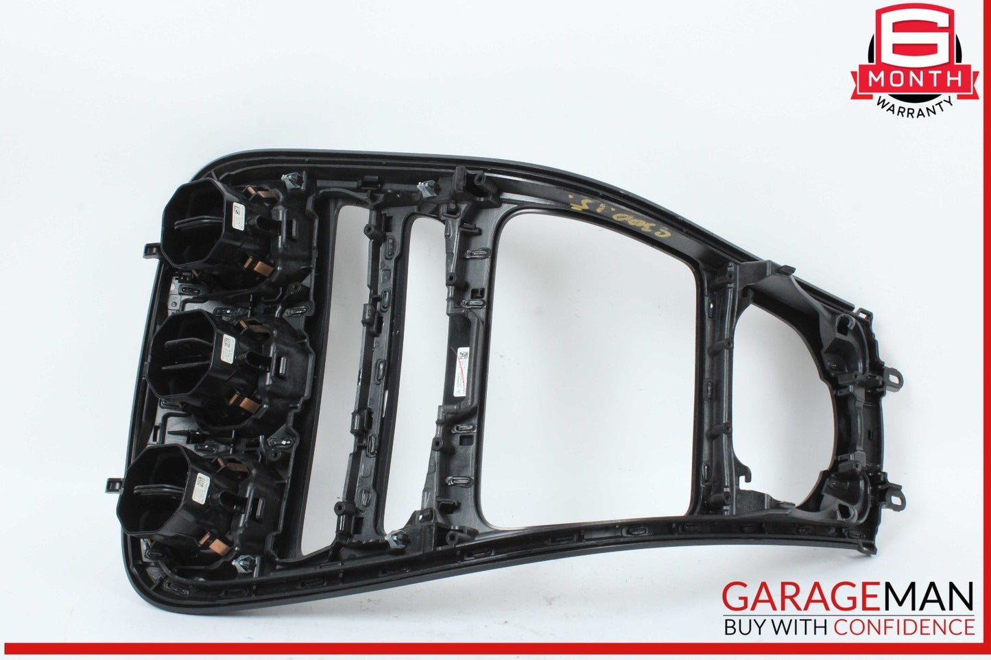 15-18 Mercedes W205 C300 C350e C400 Center Console Trim Bezel w/ Air Vent OEM