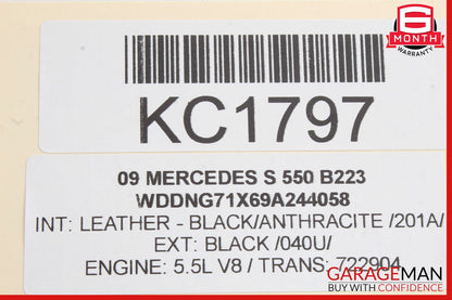 07-13 Mercedes W221 S550 S400 Front Right Side Under Seat Control Unit OEM
