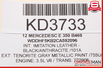 10-13 Mercedes W212 E350 E400 E550 E63 AMG Inner Tail Light Lamp Rear Right Side