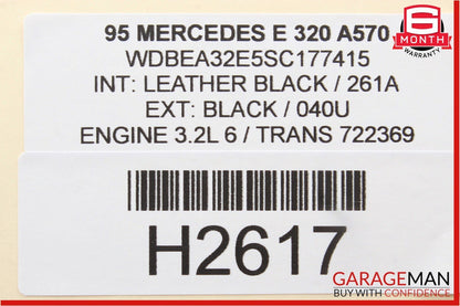 86-95 Mercedes W124 E320 Sedan Front Left Side Interior Door Pull Handle OEM