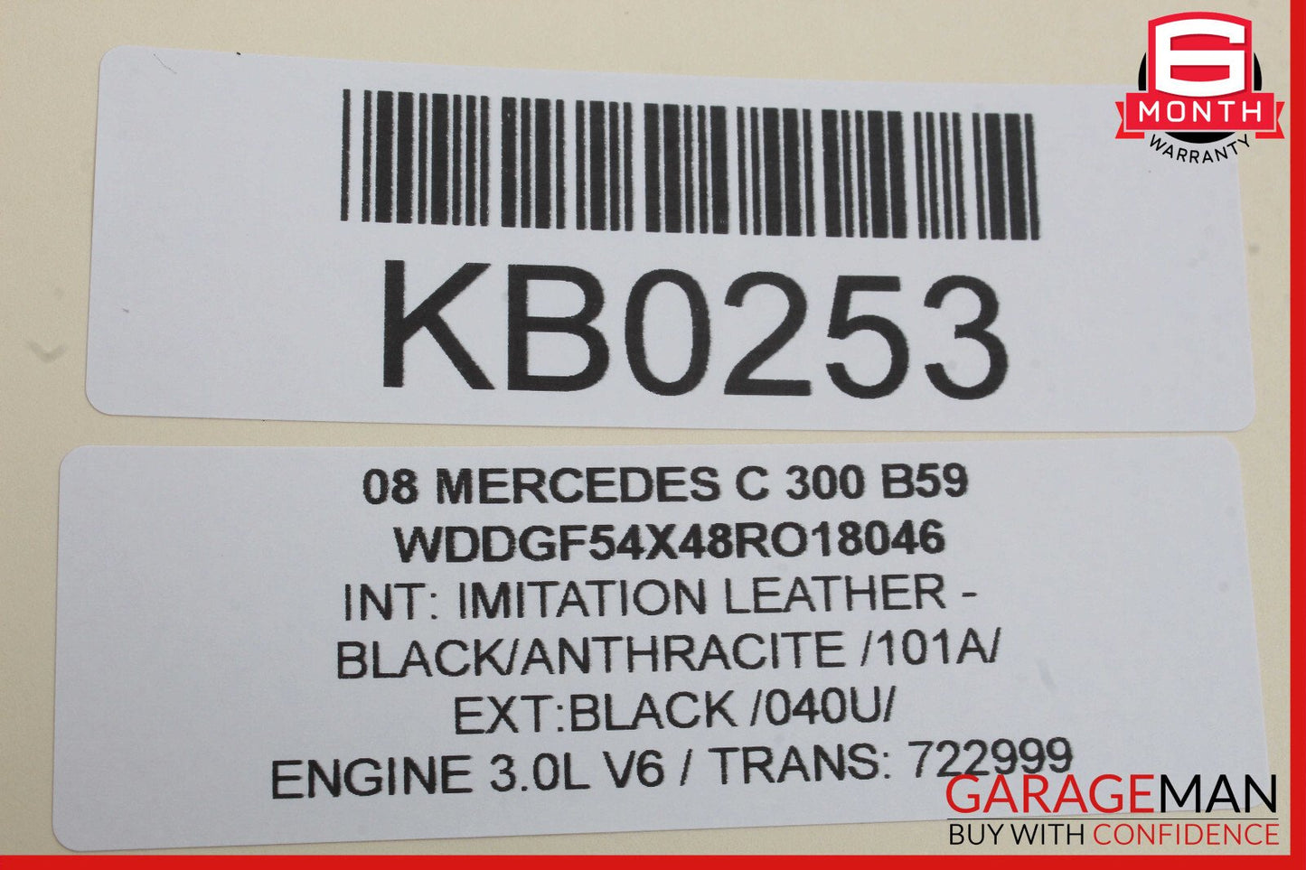 08-16 Mercedes W204 C300 GLK350 Rear Right Door Window Regulator Motor OEM