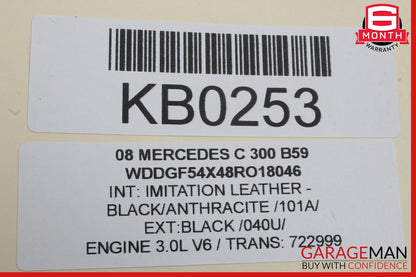 08-16 Mercedes W204 C300 GLK350 Rear Right Door Window Regulator Motor OEM
