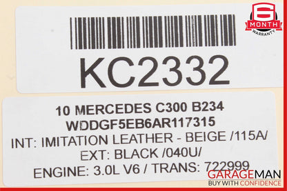 08-14 Mercedes W204 C300 C350 C250 Front Right Door Lock Latch Actuator OEM