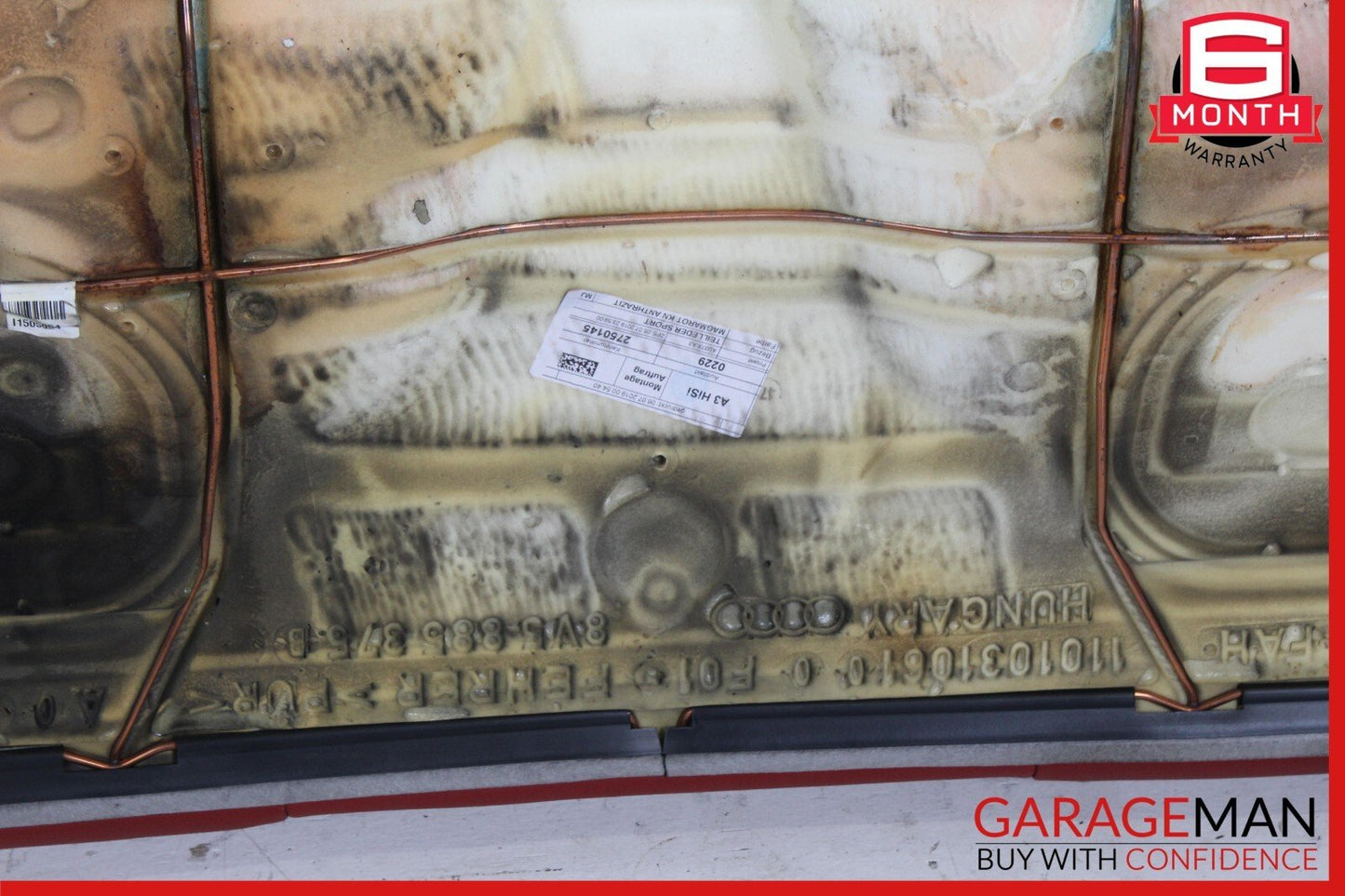15-20 Audi S3 A3 Rear Seat Bottom Cushion Bench Red OEM