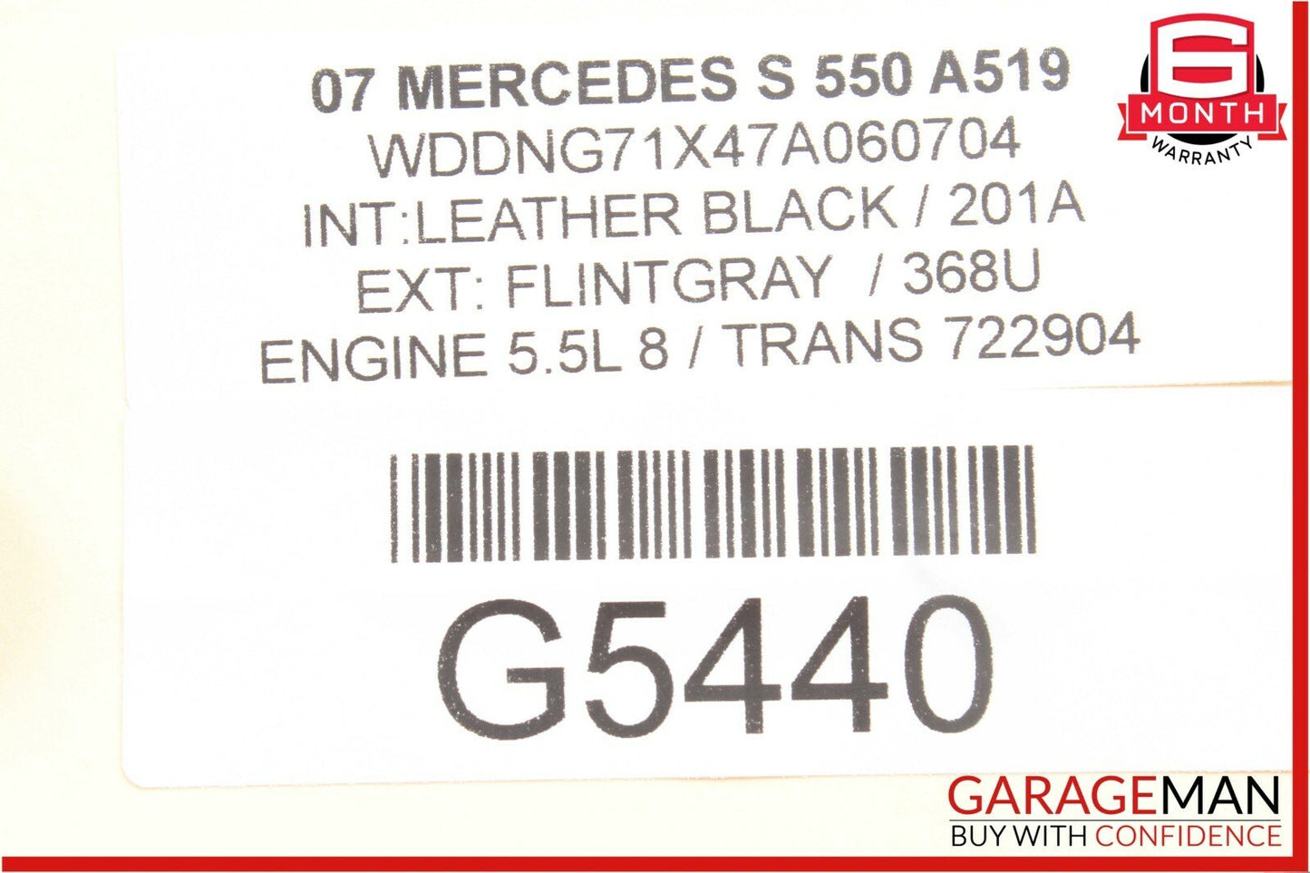 07-09 Mercedes W221 S550 S63 CL550 Yaw Rate Acceleration Sensor 0045422118 OEM