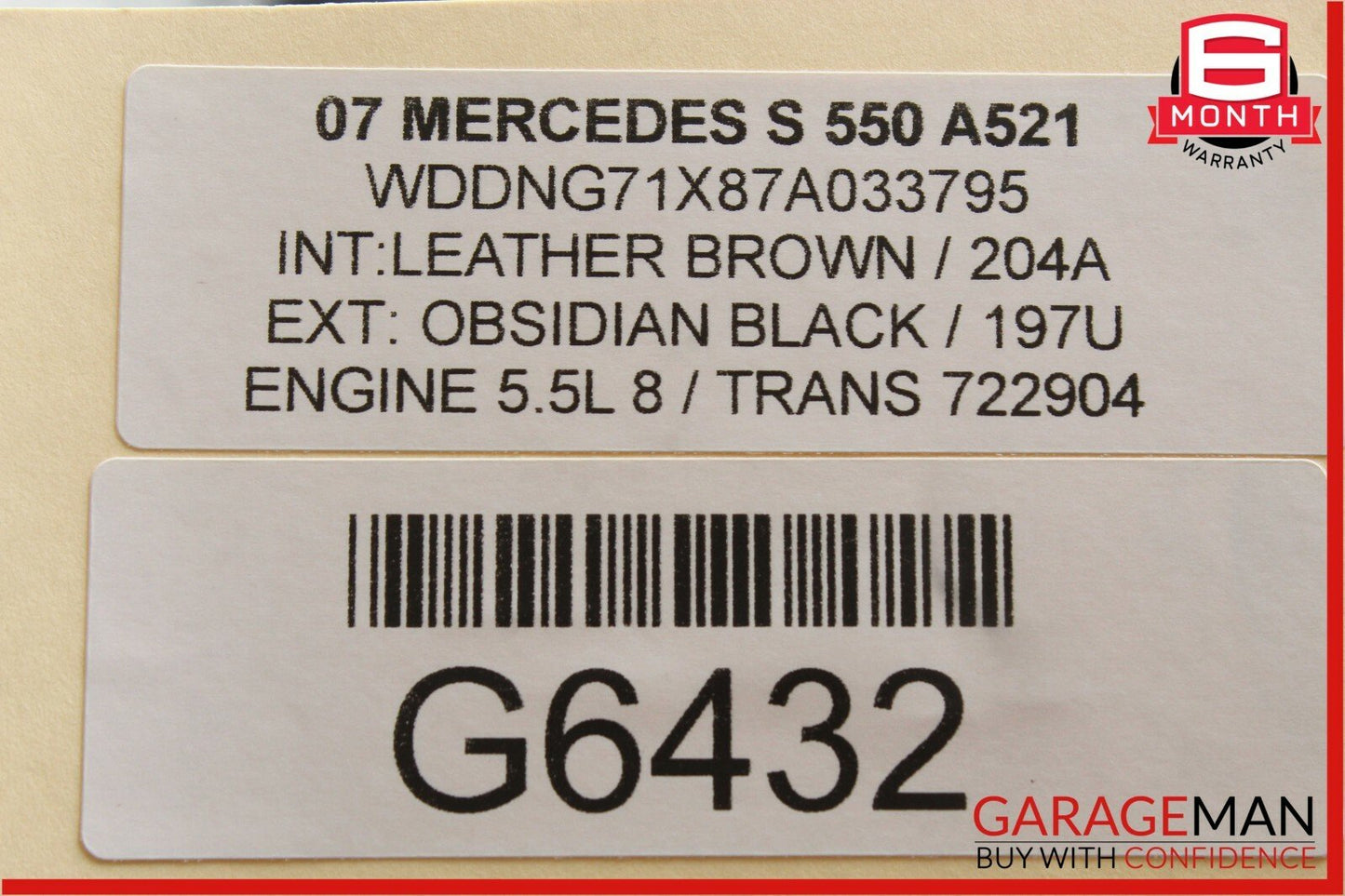 07-14 Mercedes S550 CL550 A/C Heater Temperature Climate Control Switch Module